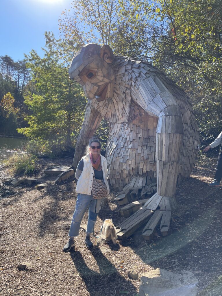 Lynn and Al by Lil Nis at the Giants Forest at the Bernheim Arboretum and Research Forest.